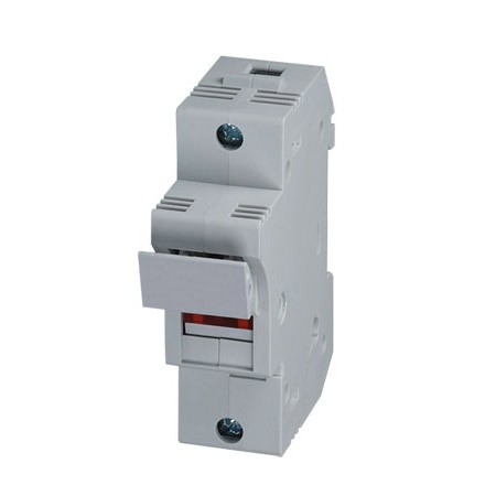 DIN rail mounted connection components used in industrial control panel wiring
