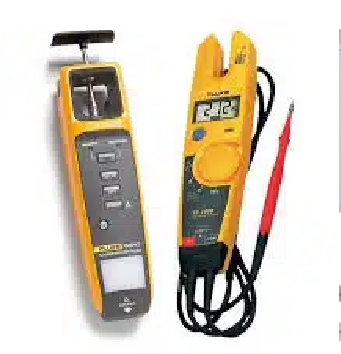 Inspection service for fluorescent lamp testing equipment in an electrical testing workflow