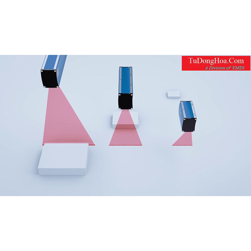 Industrial 3D machine vision camera used on automated production and packing lines