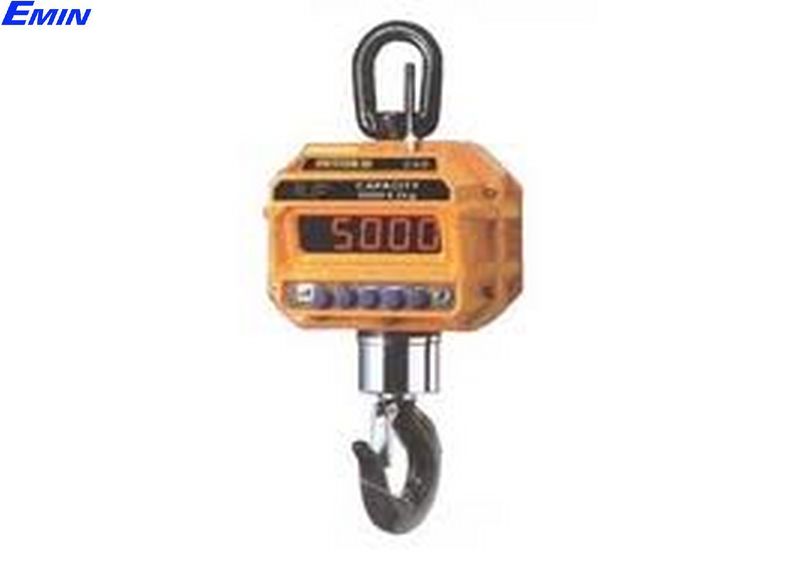 Industrial crane scale used for suspended load weighing