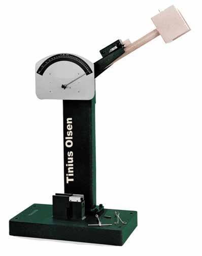 Inspection service for an impact testing machine used in mechanical material testing