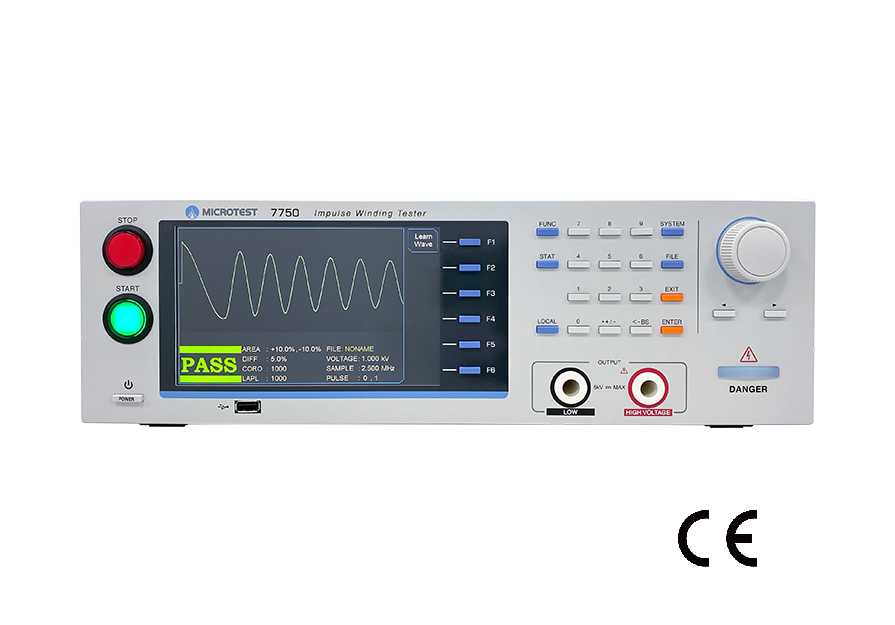 Impulse winding tester used for coil and motor winding inspection