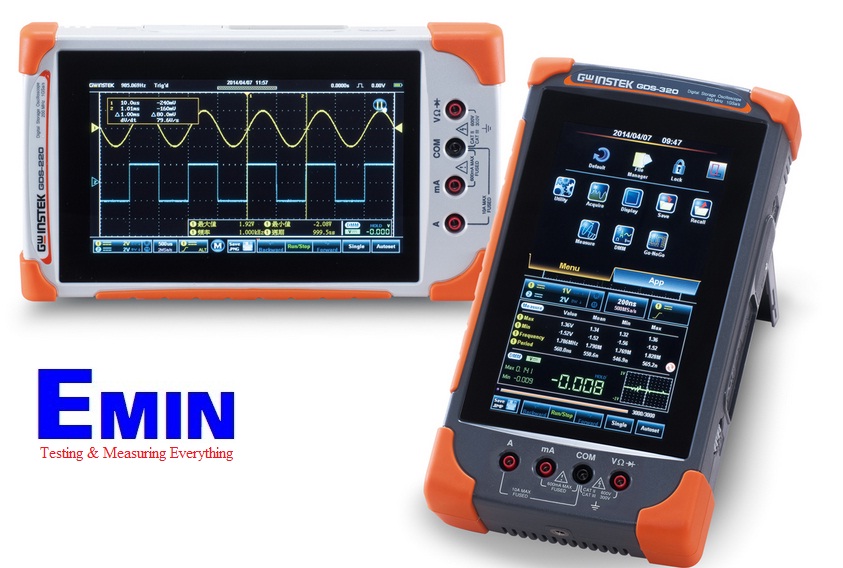 Portable handheld oscilloscope used for field signal measurement