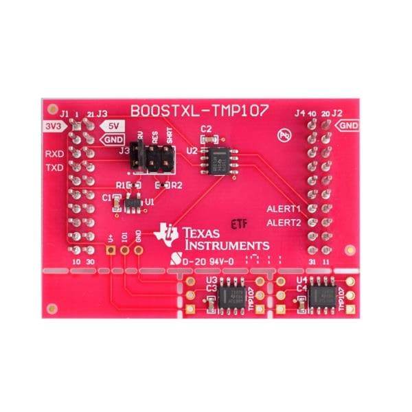 Temperature sensor development and evaluation hardware for embedded design