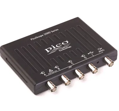 PC-based oscilloscope service and repair support for electronic test equipment