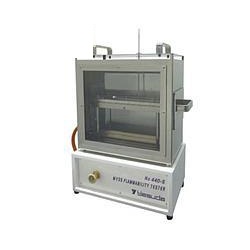 Calibration support for flammability testing equipment used in laboratory and industrial testing