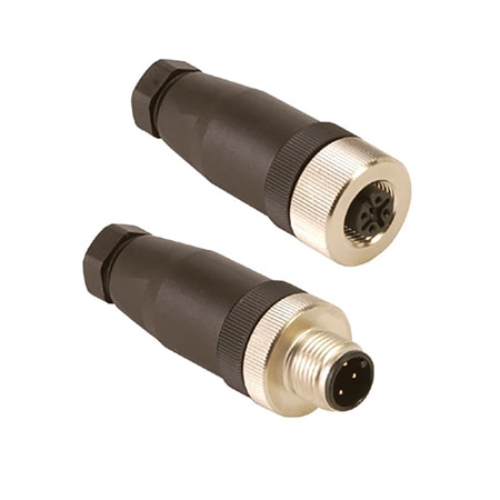 Field wireable thermocouple connectors for industrial temperature sensor wiring