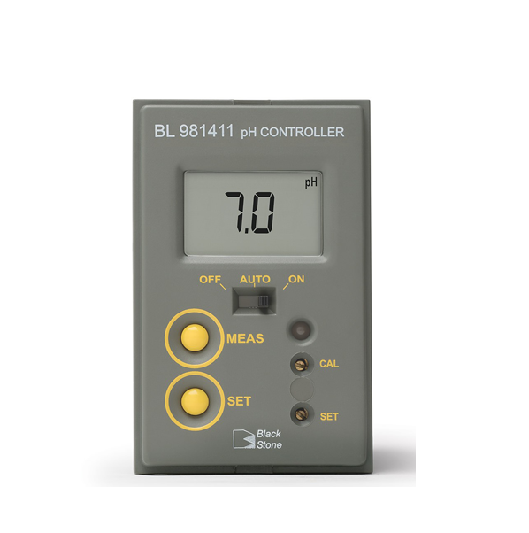 Industrial online pH controller and sensor service for process monitoring