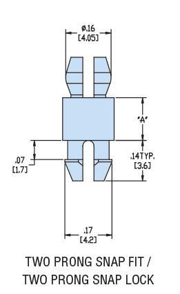 Mechanical hardware used for board spacing and assembly support