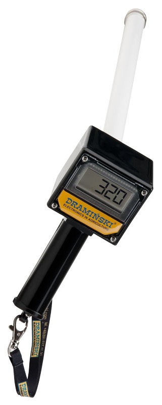 Portable veterinary estrous detector used in animal reproductive management