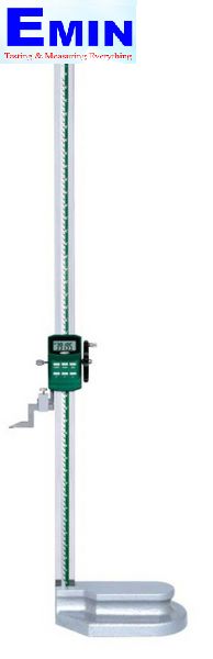 Digital height gauge used for precision measurement on a surface plate