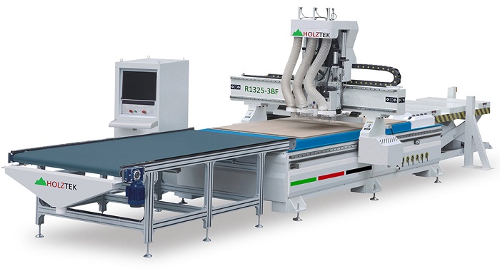 Industrial machinery under inspection in a production environment