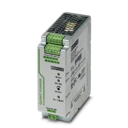 DIN rail mounted power conversion equipment used in industrial control panels
