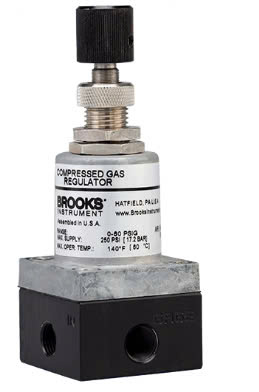 Industrial pressure regulator used in pneumatic and process control systems